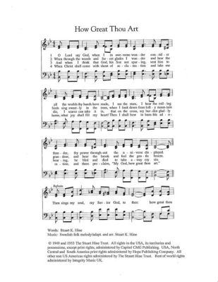 how great thou art hymn sheet music the power of repetition in music