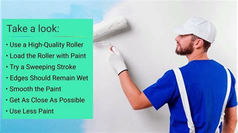 how to prevent roller marks when painting