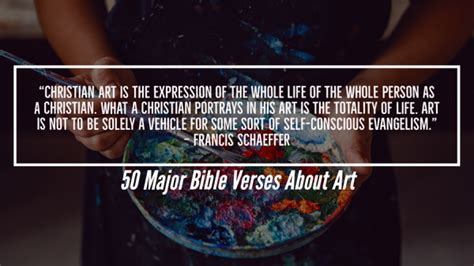 what does the bible say about art